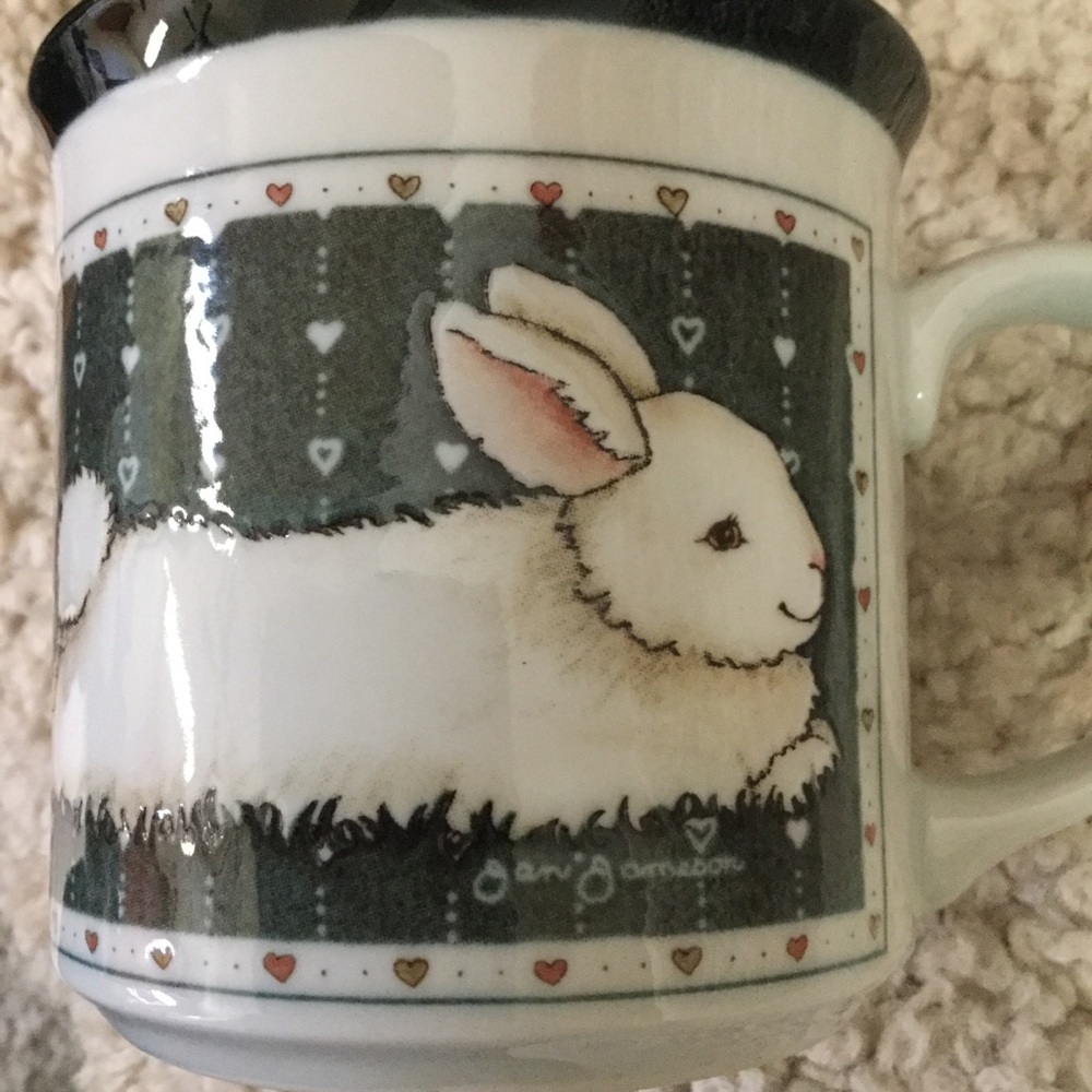 Otagiri Bunny Mug Jan Jameson Japan - Picture 3 of 6